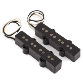 Fender Pure Vintage '74 Jazz Bass Pickup Set, Black (2) - 1