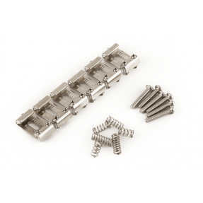 Fender Pure Vintage Stratocaster "Pat. Pend." Saddle Kit, Nickel-Plated - 1