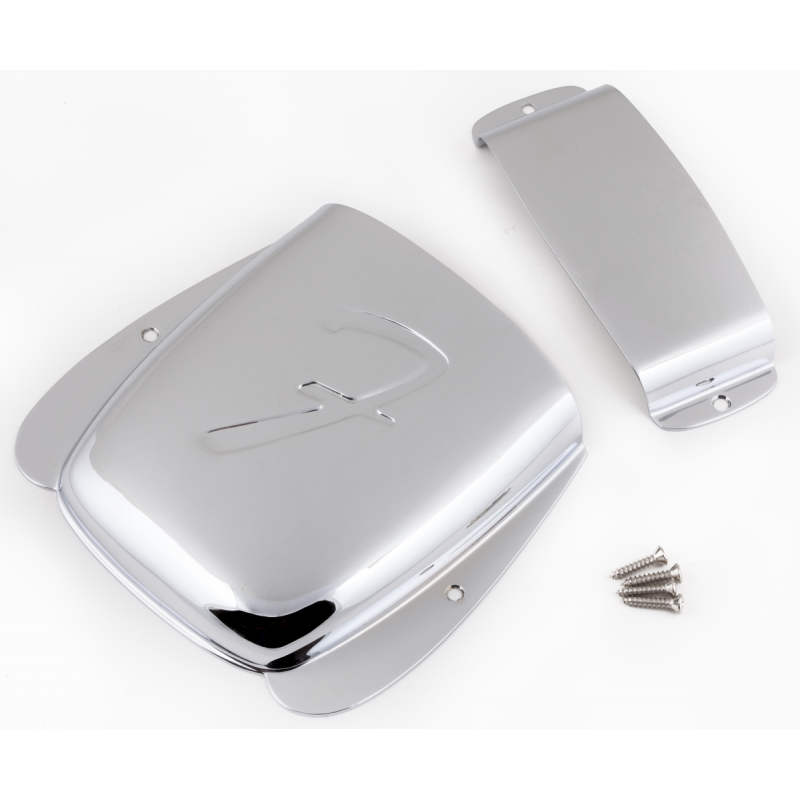 Fender Pure Vintage Jazz Bass Ashtray Cover Set, Steel/Chrome - 1 Fender Pure Vintage Jazz Bass Ashtray Cover Set, Steel/Chrome - 1