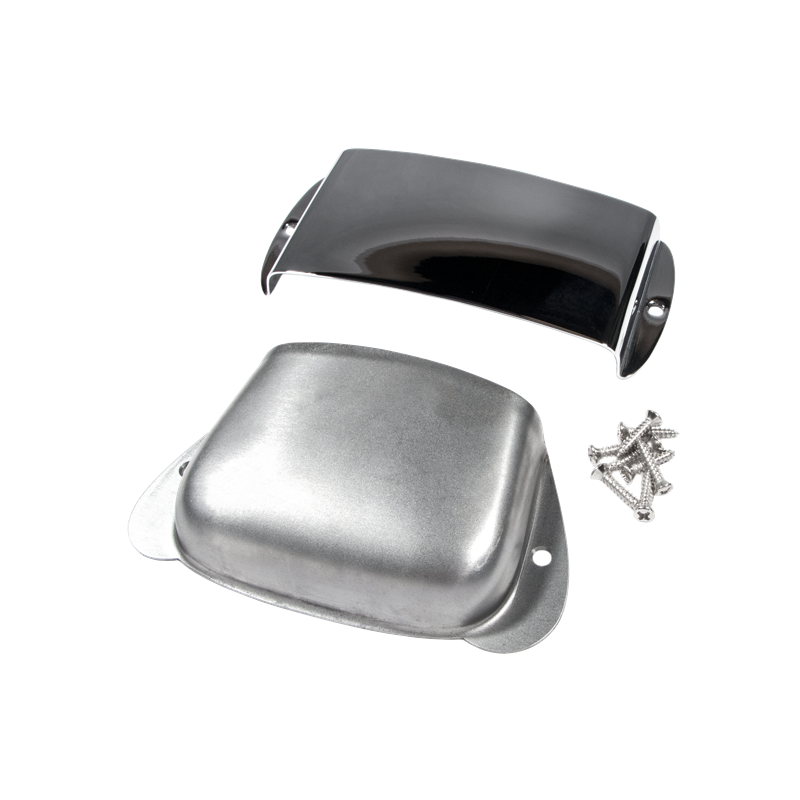 Fender Pure Vintage Precision Bass Ashtray Cover Set, Steel/Chrome - 1 Fender Pure Vintage Precision Bass Ashtray Cover Set, Steel/Chrome - 1