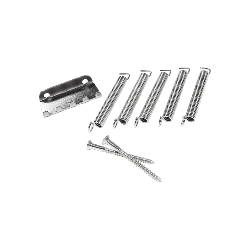 Fender Pure Vintage Stratocaster Tremolo Spring/Claw Kit, Nickel - 1 Fender Pure Vintage Stratocaster Tremolo Spring/Claw Kit, Nickel - 1