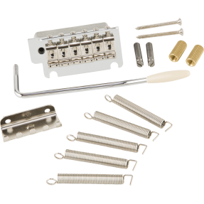 Fender Deluxe Series 2-Point Tremolo Assembly, Chrome - 1