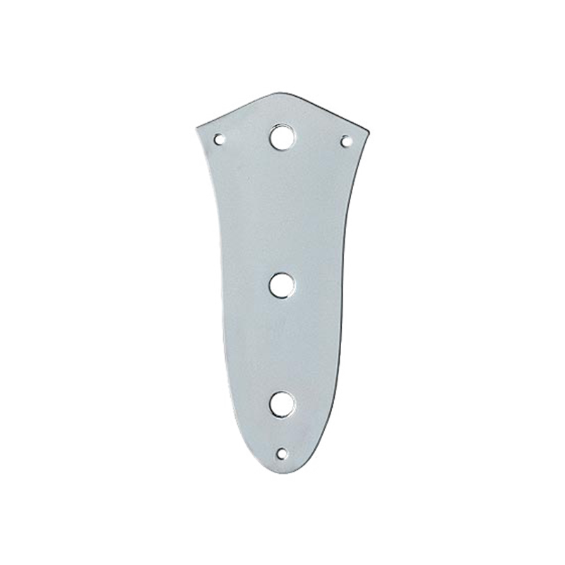 Fender American Vintage '62 Jazz Bass Control Plate, Chrome (3-Hole) - 1 Fender American Vintage '62 Jazz Bass Control Plate, Chrome (3-Hole) - 1