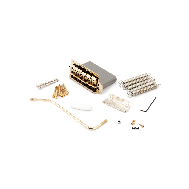 Fender 6-Saddle American Vintage Series Stratocaster Tremolo Assembly (Gold) - 1 Fender 6-Saddle American Vintage Series Stratocaster Tremolo Assembly (Gold) - 1