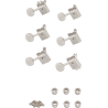 Fender American Vintage Stratocaster/Telecaster Tuning Machines, Left-Handed (Nickel) (6) - 1 Fender American Vintage Stratocaster/Telecaster Tuning Machines, Left-Handed (Nickel) (6) - 1