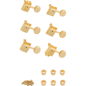 Fender American Vintage Stratocaster/Telecaster Tuning Machines Gold (6) - 1