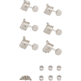 Fender American Vintage Stratocaster/Telecaster Tuning Machines (Nickel) (6) - 1