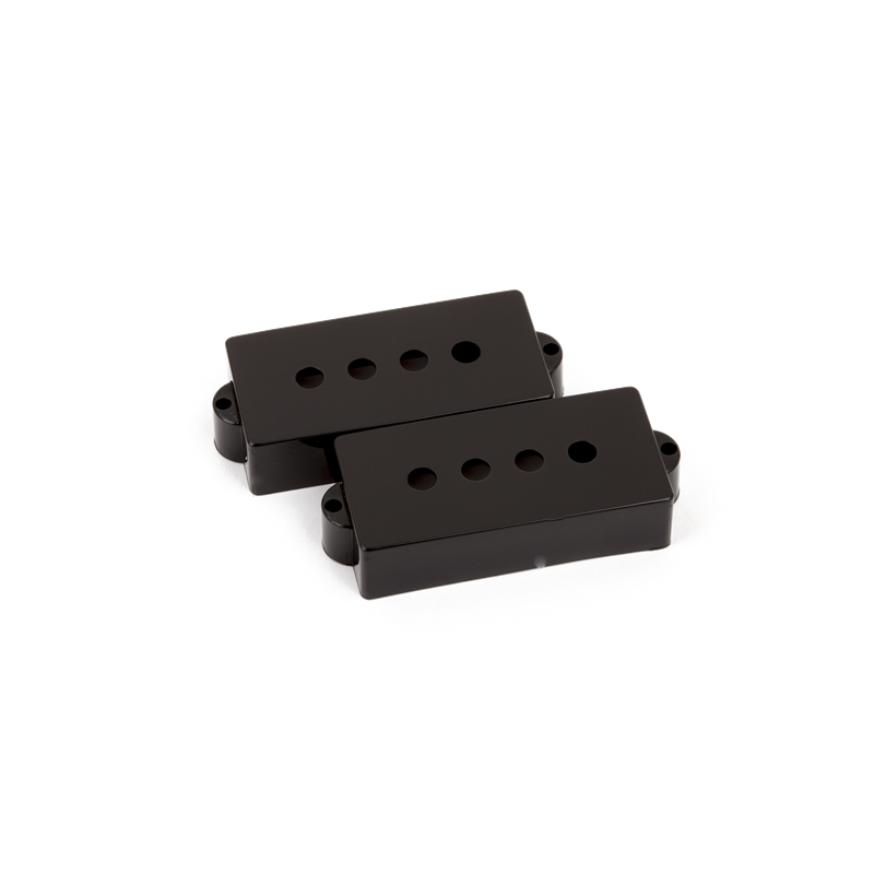 Fender Pickup Covers, Pure Vintage Precision Bass Black (2) - 1 Fender Pickup Covers, Pure Vintage Precision Bass Black (2) - 1