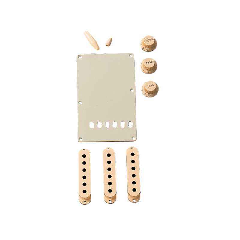 Fender Accessory Kit, Stratocaster, Aged White - 1 Fender Accessory Kit, Stratocaster, Aged White - 1