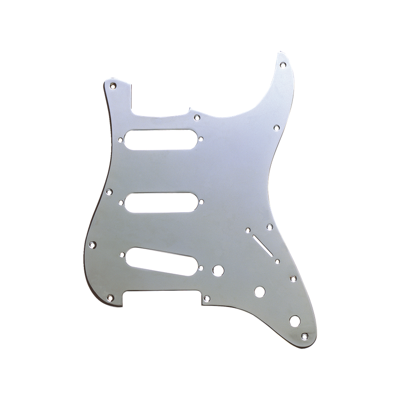 Fender Pickguard, Stratocaster S/S/S, 11-Hole Mount, Chrome-Plated, 1-Ply - 1