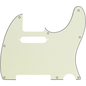Fender Pickguard, Telecaster, 8-Hole Mount, Mint Green, 3-Ply - 1