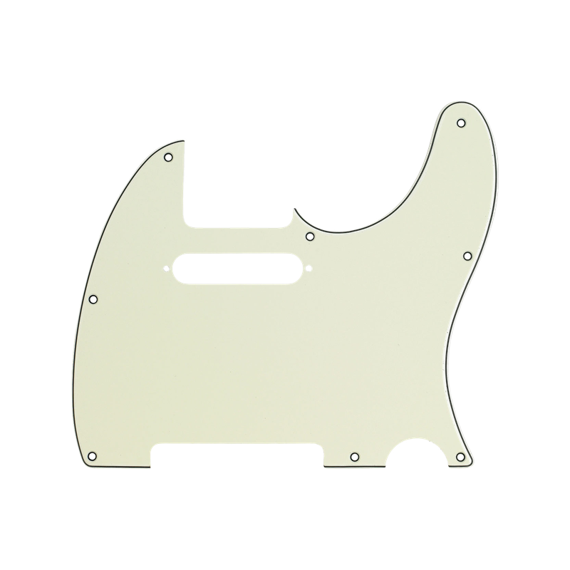 Fender Pickguard, Telecaster, 8-Hole Mount, Mint Green, 3-Ply - 1