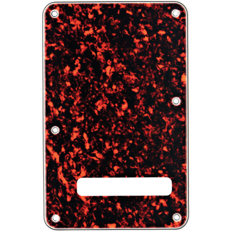 Fender Backplate, Stratocaster, Tortoise Shell, 4-Ply - 1