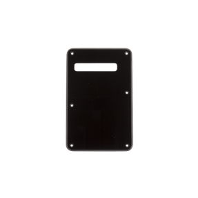 Fender Backplate, Stratocaster, Black, 1-Ply - 1