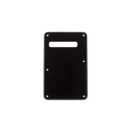 Fender Backplate, Stratocaster, Black, 1-Ply - 1