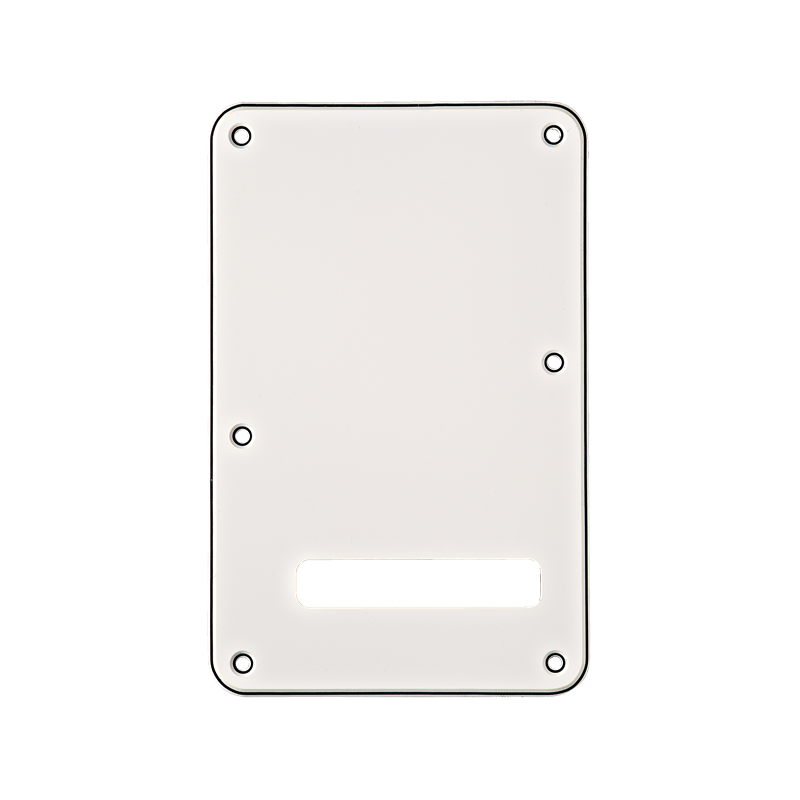 Fender Backplate, Stratocaster, White (W/B/W), 3-Ply - 1