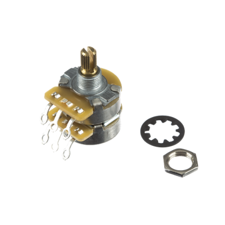 Fender Dual 500K/250K Split Shaft Potentiometer - 1