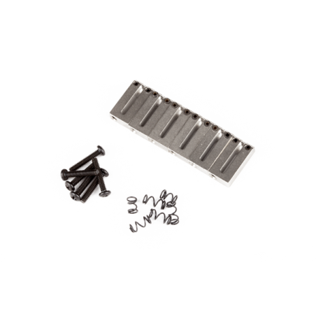 Fender Amercian Series Guitar Bridge Sections (6 Saddles) (Satin) - 1