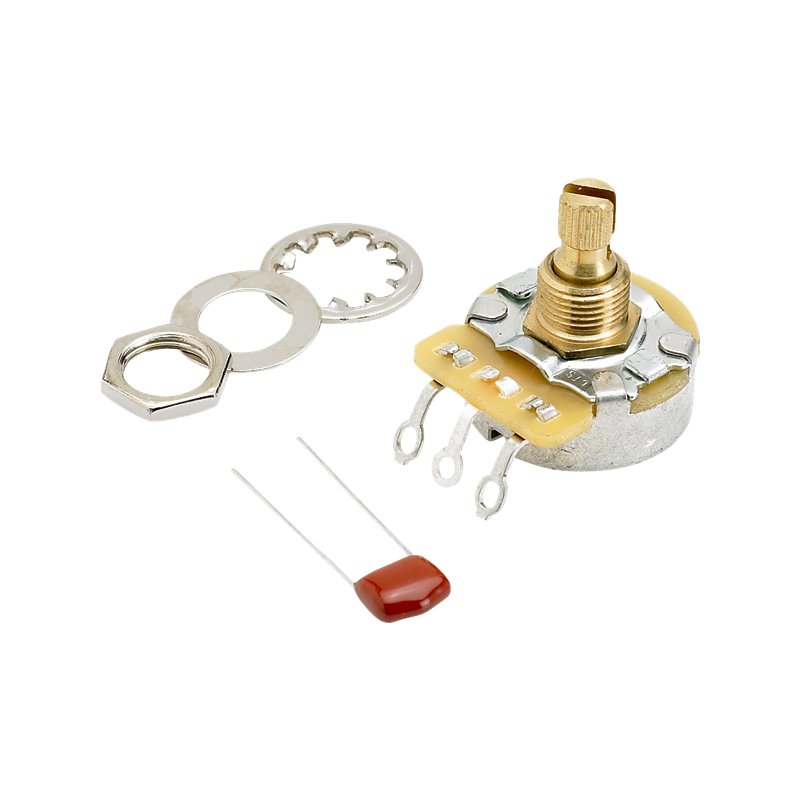 Fender 250K No-Load Split Shaft Potentiometer (Vol. or Tone) - 1 Fender 250K No-Load Split Shaft Potentiometer (Vol. or Tone) - 1