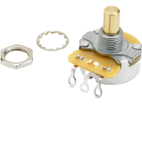 Fender Pure Vintage 250K Solid Shaft Potentiometer with Mounting Hardware - 1
