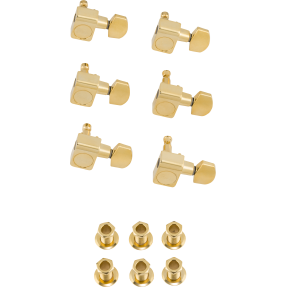 Fender American Standard Series Stratocaster/Telecaster Tuning Machines Gold (6) - 1