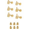 Fender American Standard Series Stratocaster/Telecaster Tuning Machines Gold (6) - 1 Fender American Standard Series Stratocaster/Telecaster Tuning Machines Gold (6) - 1