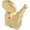 Fender American Standard Series Stratocaster/Telecaster Tuning Machines Gold (6) - 2 Fender American Standard Series Stratocaster/Telecaster Tuning Machines Gold (6) - 2