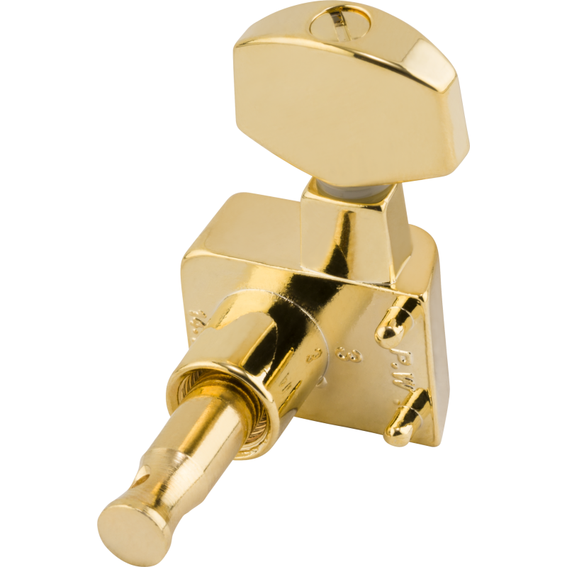 Fender American Standard Series Stratocaster/Telecaster Tuning Machines Gold (6) - 3 Fender American Standard Series Stratocaster/Telecaster Tuning Machines Gold (6) - 3