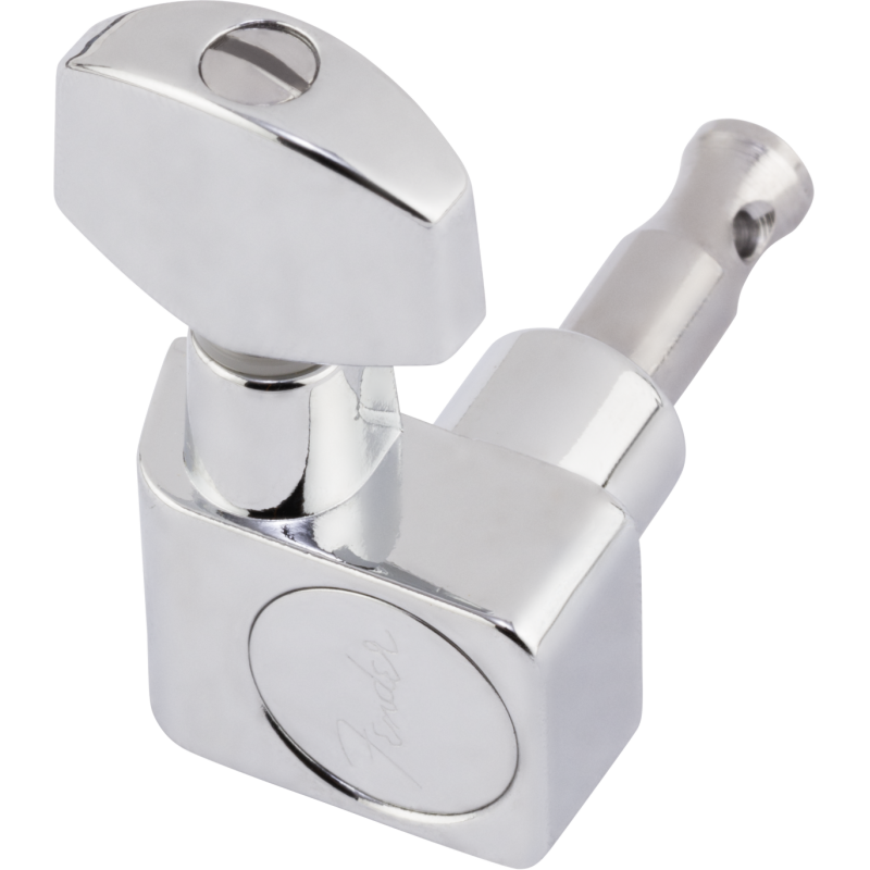 Fender American Standard Series Stratocaster/Telecaster Tuning Machines Chrome (6) - 2 Fender American Standard Series Stratocaster/Telecaster Tuning Machines Chrome (6) - 2