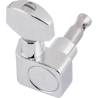 Fender American Standard Series Stratocaster/Telecaster Tuning Machines Chrome (6) - 2 Fender American Standard Series Stratocaster/Telecaster Tuning Machines Chrome (6) - 2