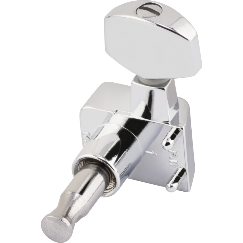 Fender American Standard Series Stratocaster/Telecaster Tuning Machines Chrome (6) - 3 Fender American Standard Series Stratocaster/Telecaster Tuning Machines Chrome (6) - 3