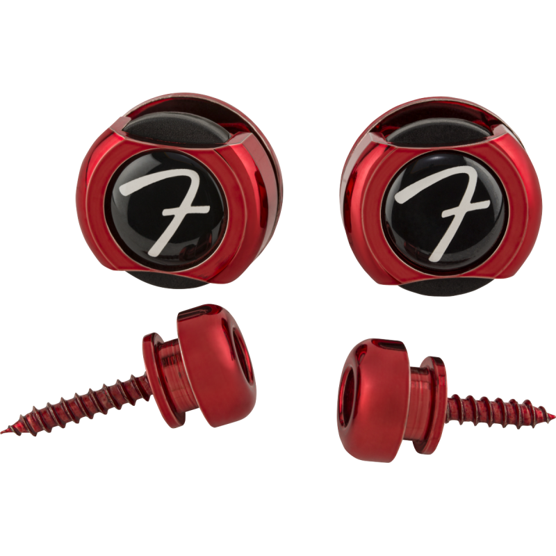 Fender Fender 'F' Locks, Red - 6