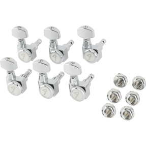 Fender Locking Tuners, All Short, Chrome - 1