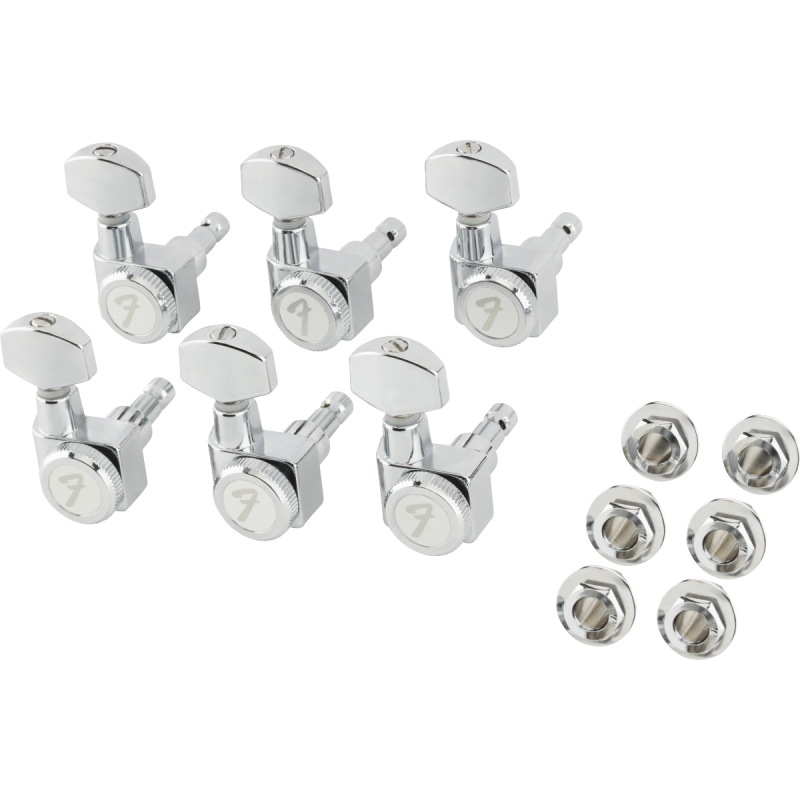 Fender Locking Tuners, All Short, Chrome - 1 Fender Locking Tuners, All Short, Chrome - 1