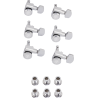 Fender Locking Stratocaster/Telecaster Staggered Tuning Machines (Polished Chrome) (6) - 1 Fender Locking Stratocaster/Telecaster Staggered Tuning Machines (Polished Chrome) (6) - 1
