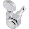 Fender Locking Stratocaster/Telecaster Staggered Tuning Machines (Polished Chrome) (6) - 2 Fender Locking Stratocaster/Telecaster Staggered Tuning Machines (Polished Chrome) (6) - 2