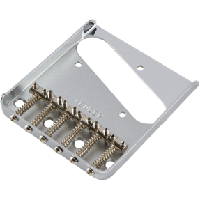 Fender 6-Saddle Vintage-Syle Telecaster Bridge Assembly (Chrome) - 1