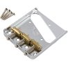 Fender 3-Saddle American Vintage Telecaster Bridge Assembly with Brass Saddles (Chrome) - 2 Fender 3-Saddle American Vintage Telecaster Bridge Assembly with Brass Saddles (Chrome) - 2