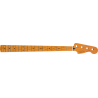 Fender Roasted Maple Precision Bass Neck, 20 Medium Jumbo Frets, 9.5", Maple, C Shape - 1