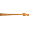 Fender Roasted Maple Jazz Bass Neck, 20 Medium Jumbo Frets, 9.5", Maple, C Shape - 1