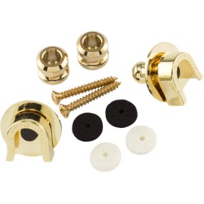 Fender Fender Security Strap Locks, Gold - 1