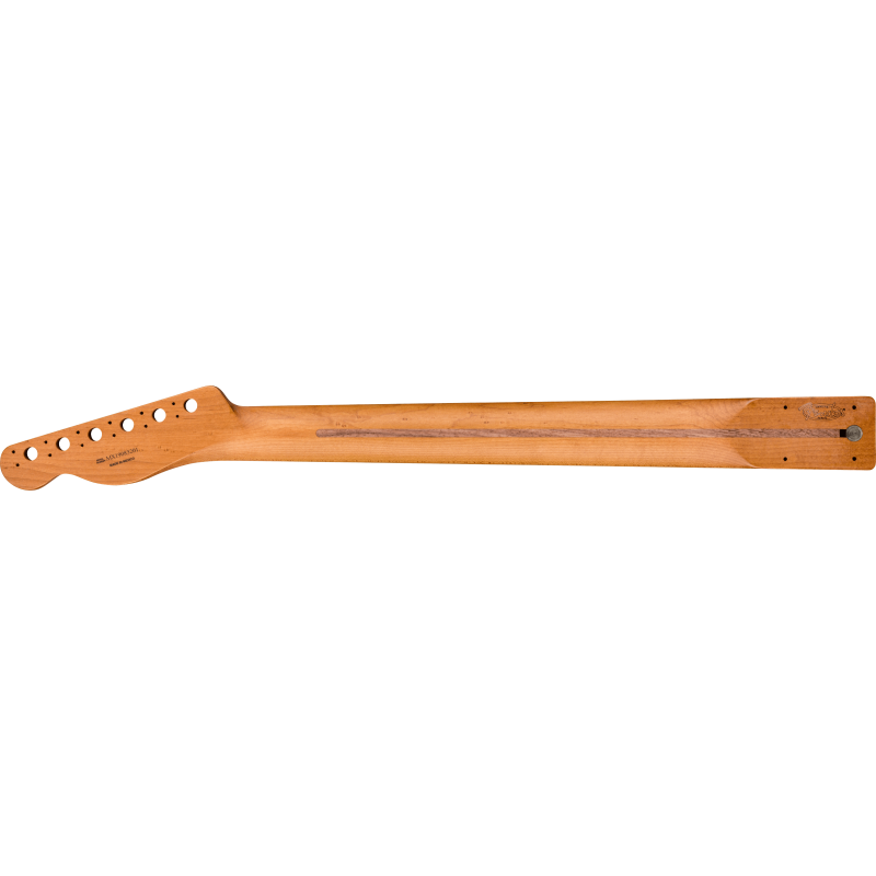 Fender Roasted Maple Telecaster Neck, 21 Narrow Tall Frets, 9.5", Maple, C Shape - 2