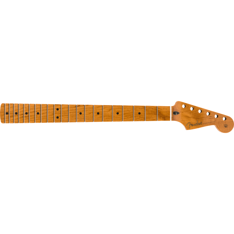 Fender Roasted Maple Stratocaster Neck, 21 Narrow Tall Frets, 9.5", Maple, C Shape - 1