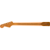 Fender Roasted Maple Stratocaster Neck, 22 Jumbo Frets, 12", Maple, Flat Oval Shape - 2