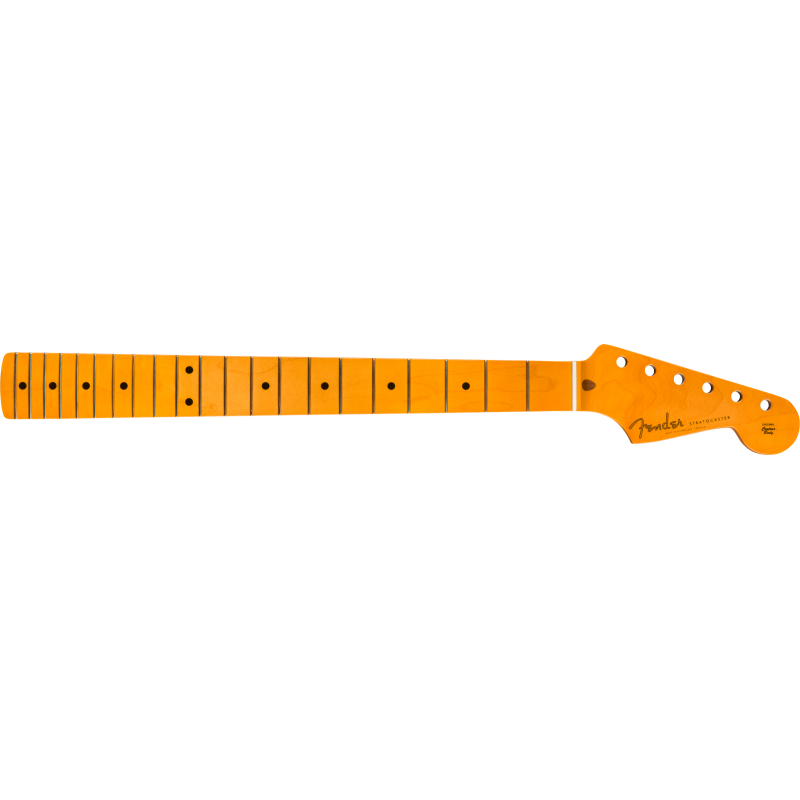 Fender Classic Series '50s Stratocaster Neck, Lacquer Finish, 21 Vintage Frets, Soft "V" Shape, Maple Fingerboard - 1