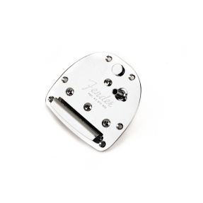 Fender Tremolo Assembly, Import Jaguar/Jazzmaster Models, Chrome - 1