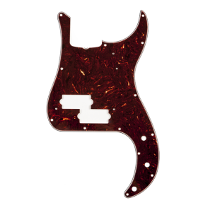 Fender Pure Vintage Pickguard, '63 Precision Bass, 13-Hole Mount, Brown Shell, 3-Ply - 1