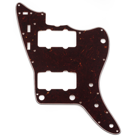 Fender Pure Vintage Pickguard, '65 Jazzmaster, 13-Hole Mount, Brown Shell, 3-Ply - 1