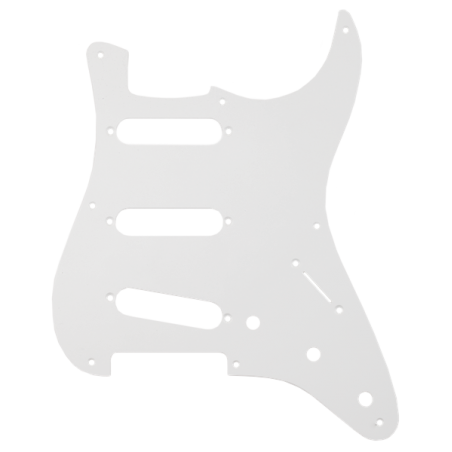 Fender Pure Vintage Pickguard, '56/'59 Stratocaster, 8-Hole Mount, Eggshell, 1-Ply - 1