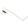 Fender Player Jaguar/Jazzmaster Tremolo Arm, Chrome with Black and White Knobs - 2